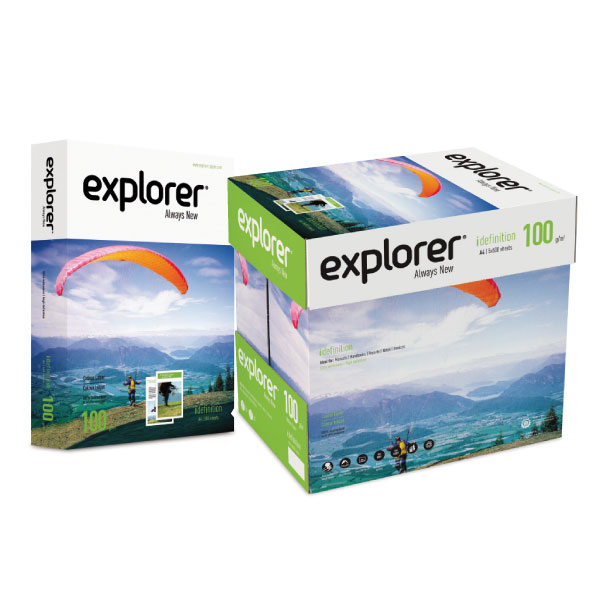 Papel multifunción A4 Explorer iDefinition – 100 g, 500 H