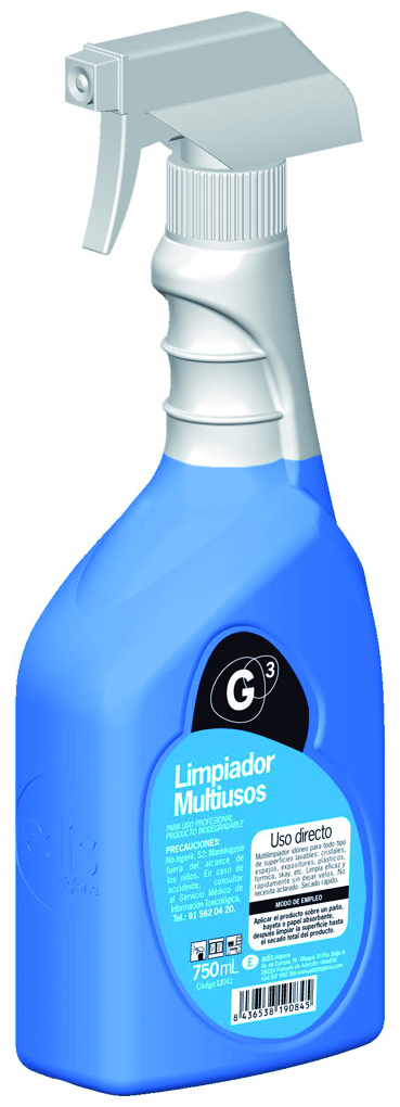 Limpiador multiusos G3 con pulverizador – 750 ml