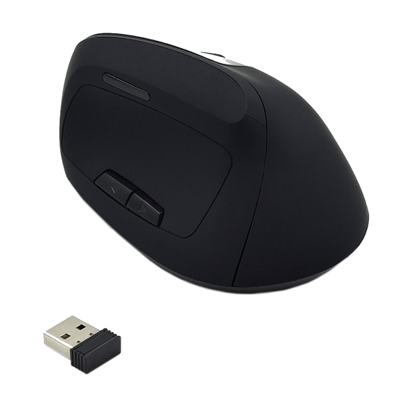 Ewent EW3158 – Ratón Vertical Ergonómico Inalámbrico, 1600 DPI