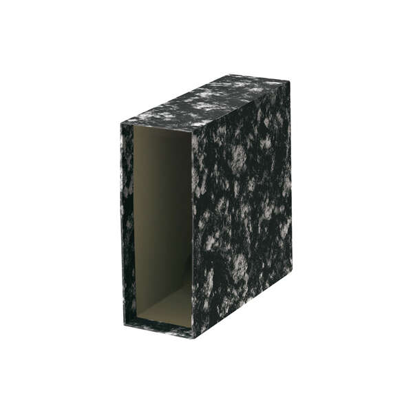 Funda para archivador A-Z cuarto - negro jaspeado