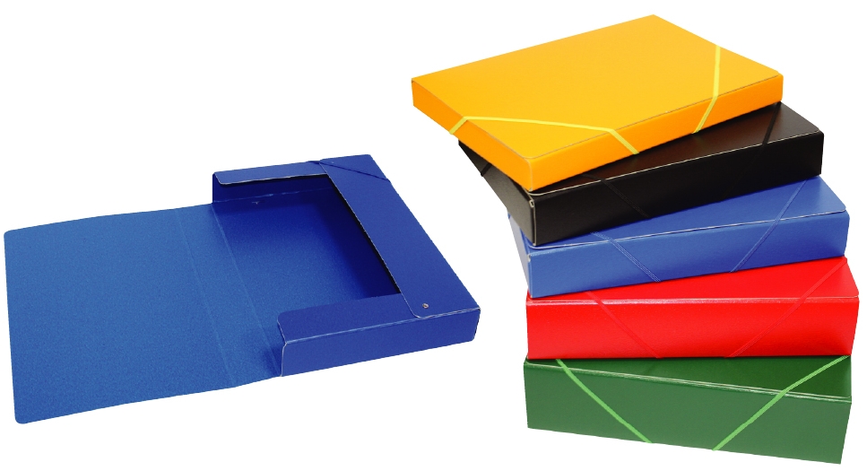 Carpeta proyecto cartón gofrado Mariola – 12 cm, colores surtidos