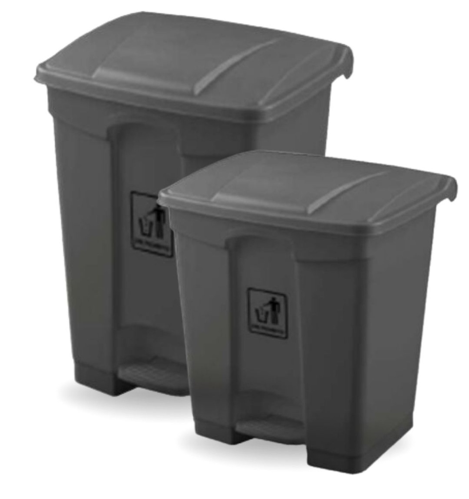 Contenedor con pedal – gris