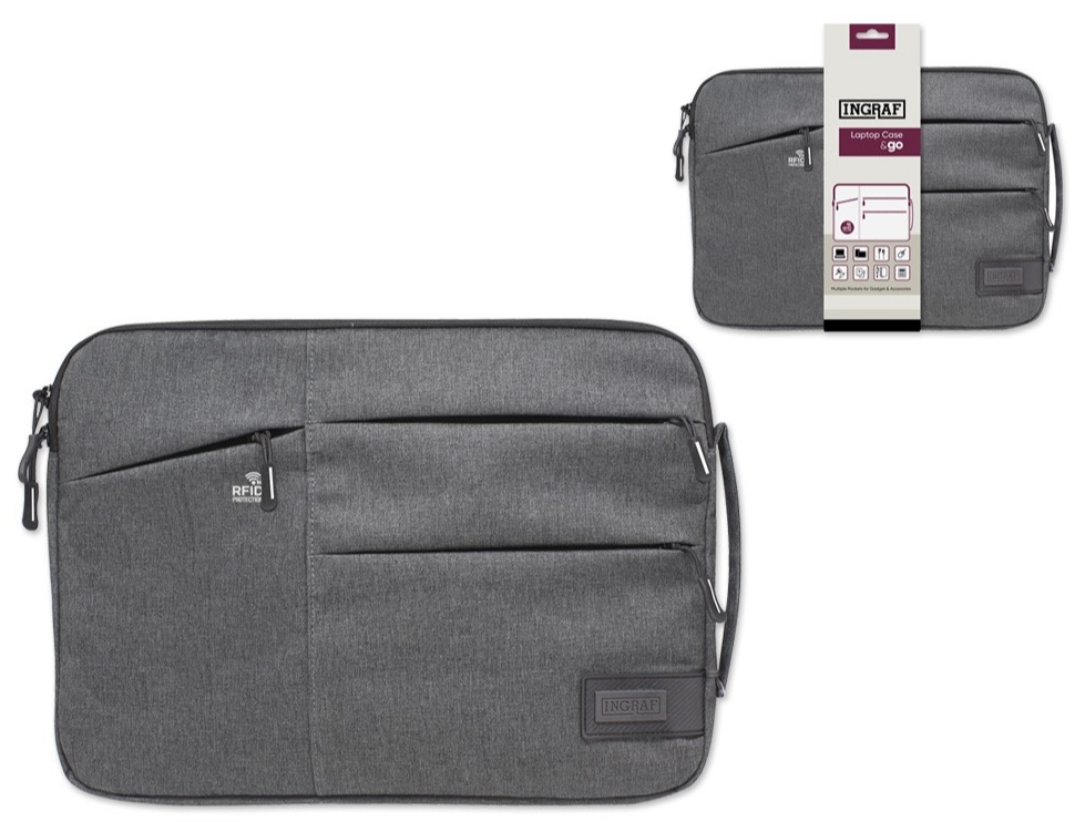 Funda para Portátil 11,6” color Gris | InGraf – Protección Ligera y Resistente (Ref. 329076)