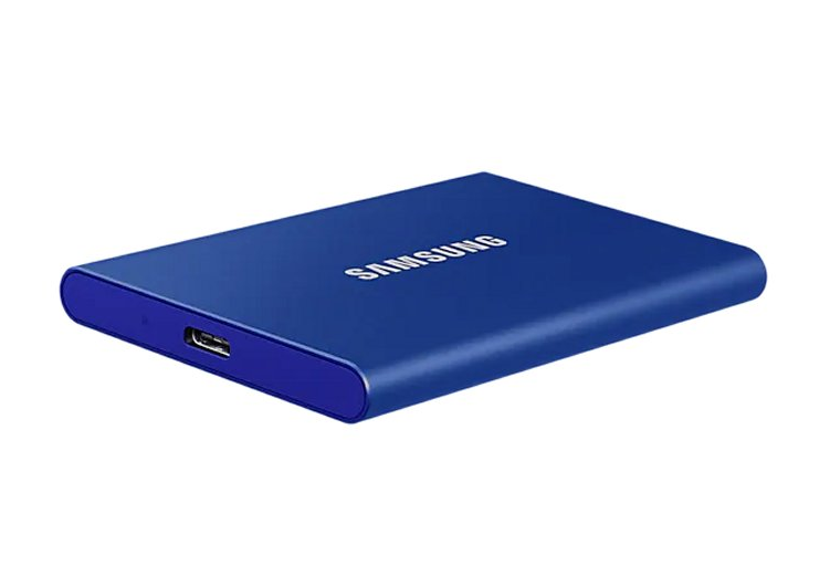 Disco externo Samsung T7 – 1 TB, SSD NVMe, USB 3.2, azul