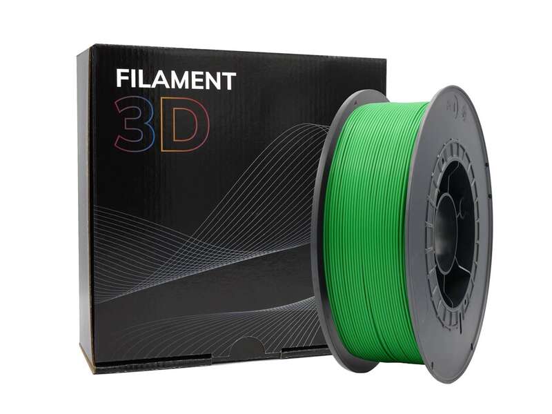 Filamento 3D PLA - 1,75 mm de diámetro bobina 1 kg - Colores surtidos