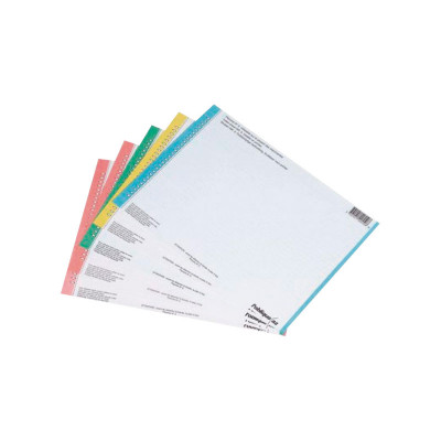Hojas de etiquetas para carpetas colgantes Hamelin – visor lateral