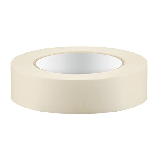 Cinta de pintor crepé – 18 mm × 45 m, resistente al calor 60 °C