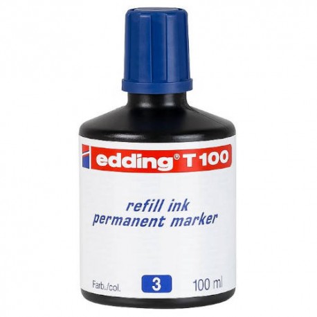 Tinta Permanente Edding T100 - Bote 100 ml