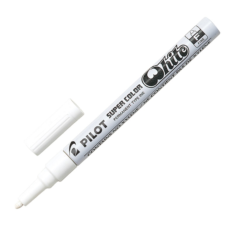 Rotulador permanente Pilot SC‑PM – blanco*