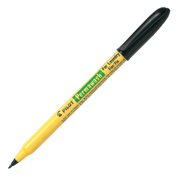 Rotulador textil permanente Pilot – 2 mm, negro