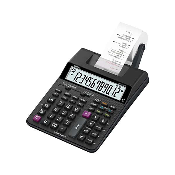 Calculadora con impresora Casio HR‑150RCE – 12 dígitos