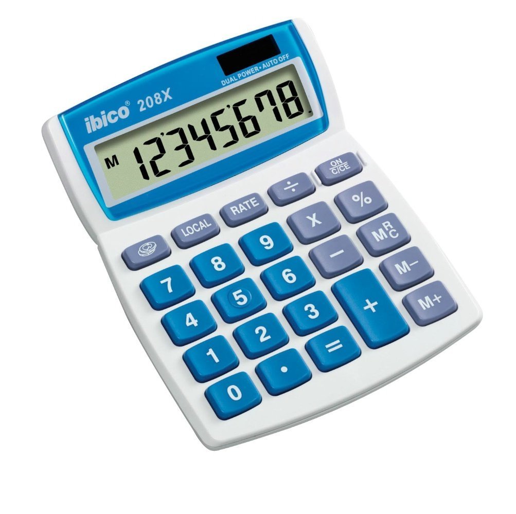 Calculadora de sobremesa Ibico 208X 8 dígitos — Ref. IB410062