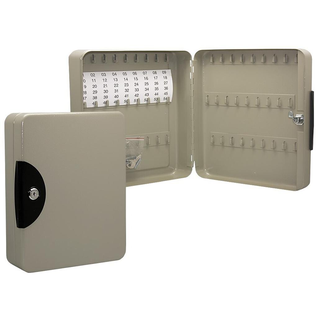 Armario metálico blanco Poessa - para 54 llaves 