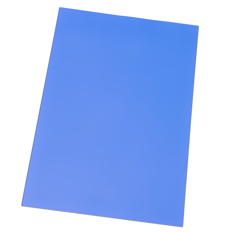 Tapas de encuadernación A4 – PP, 500 micras, azul opaco, pack 100 uds