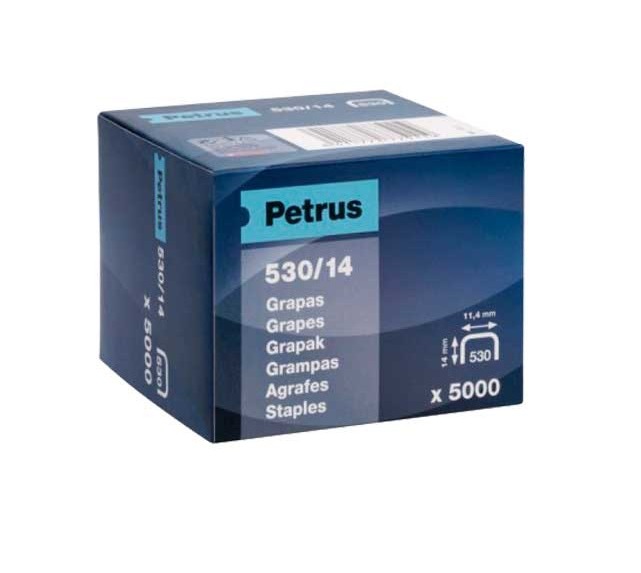 Grapas Petrus 530/14 – Caja de 5.000 Unidades, Ref. 77511