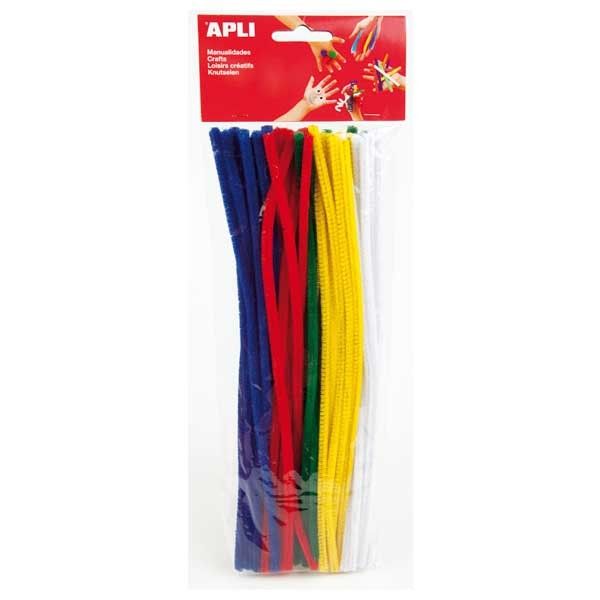 Limpiapipas colores surtidos Apli – P/50 uds, 300×5 mm 