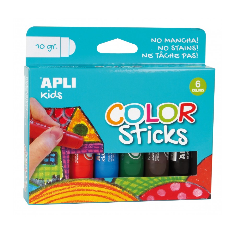 Témpera sólida Apli – colores surtidos