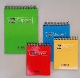 Bloc espiral dieciseisavo apaisado – cuadriculado