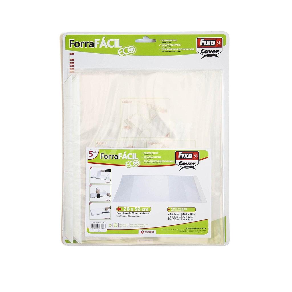 Funda forralibros Fixo Kids – polipropileno con adhesivo
