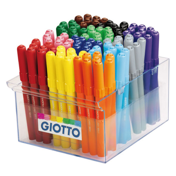 Rotuladores Giotto Turbo Maxi – pack 108 uds