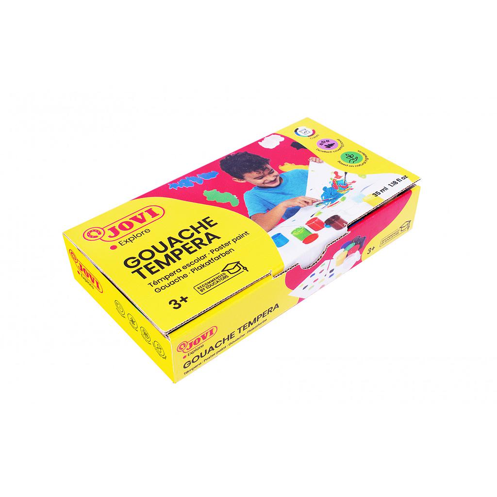 Témperas Jovi - Caja 7 Botes de 35 ml