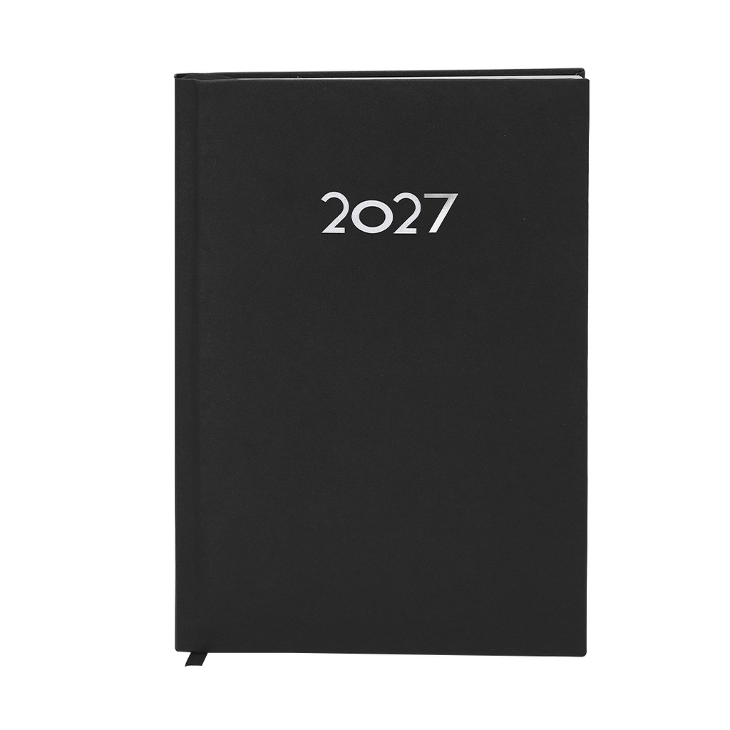AGENDA BASIC 15X21 D/PAG  COLOR NEGRO AÑO 2027