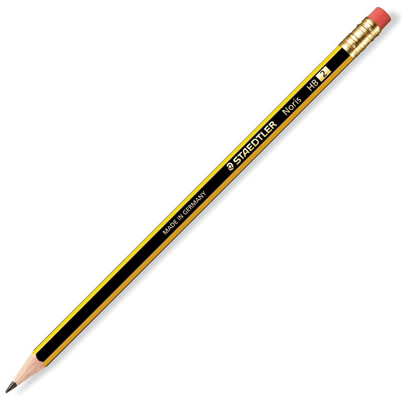 Lápiz de grafito con goma HB Staedtler Noris