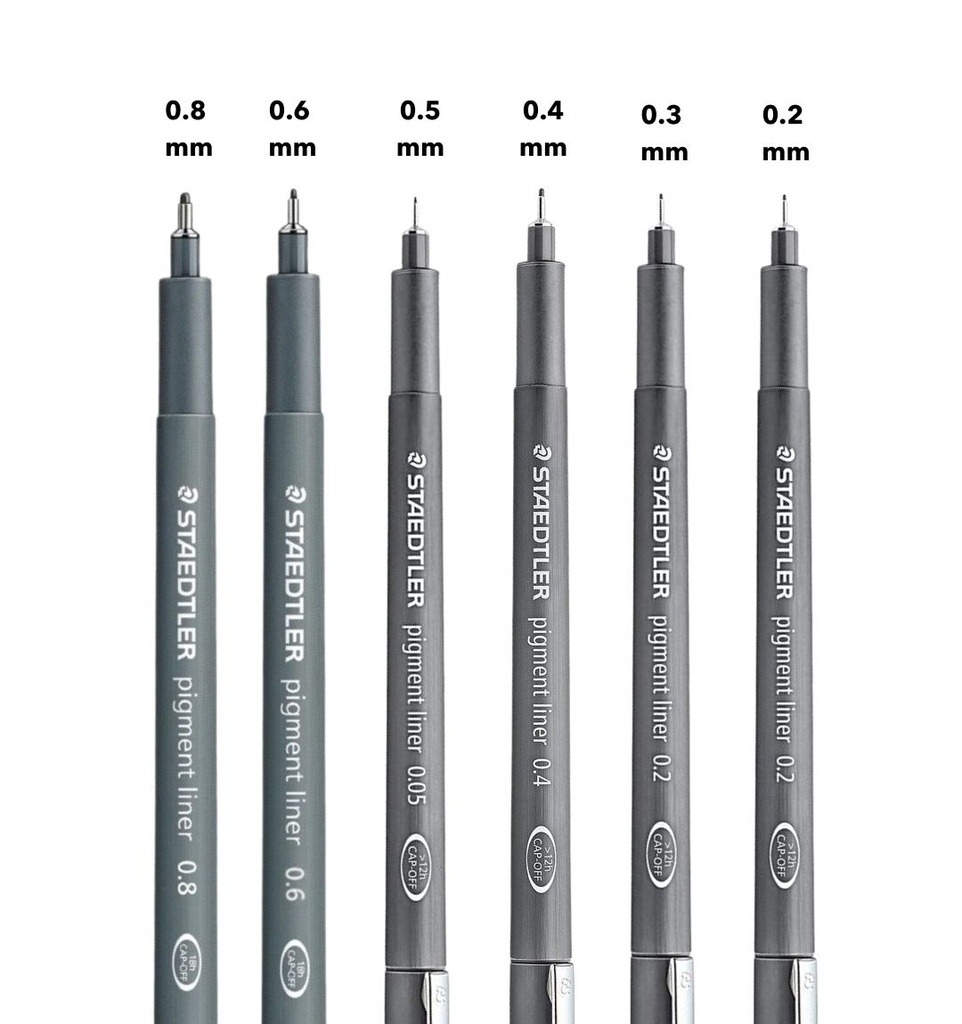 Rotulador calibrado Staedtler – negro