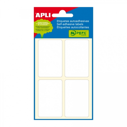 Etiquetas adhesivas blancas Apli – 34×53 mm