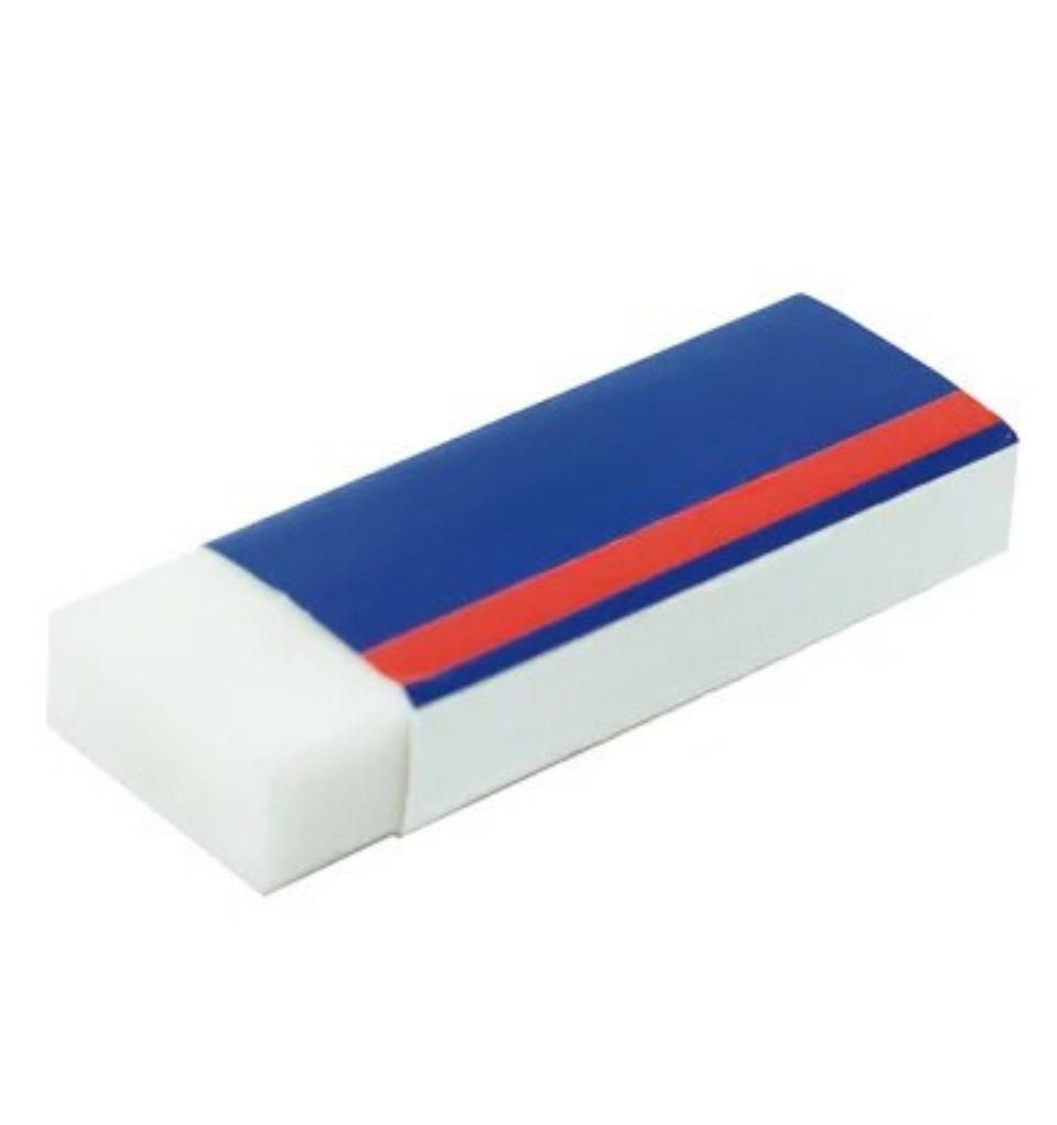 Goma de borrar plástica