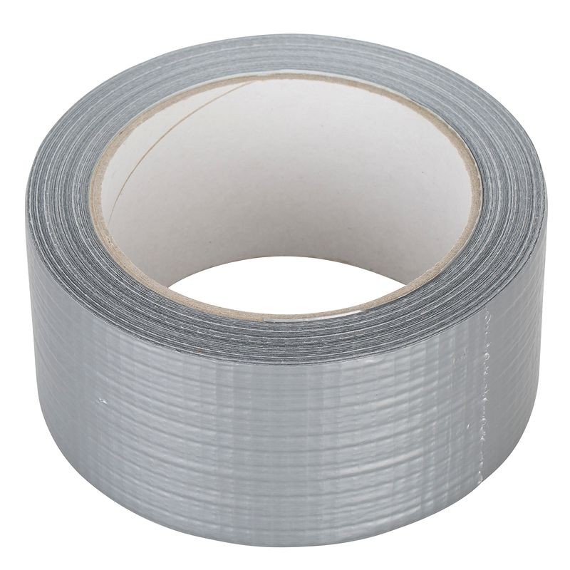 Rollo cinta americana – gris, 50 mm×50 m