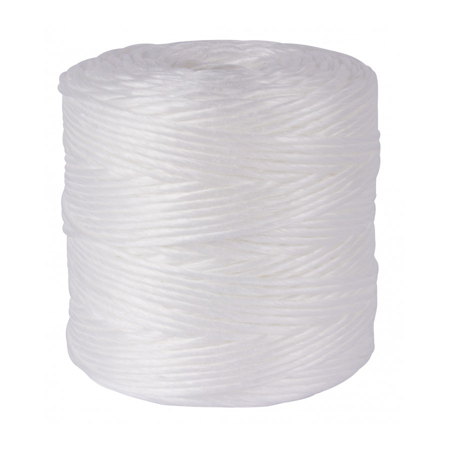 Rollo cuerda pita Apli – polipropileno, blanco, 400 g, 200 m