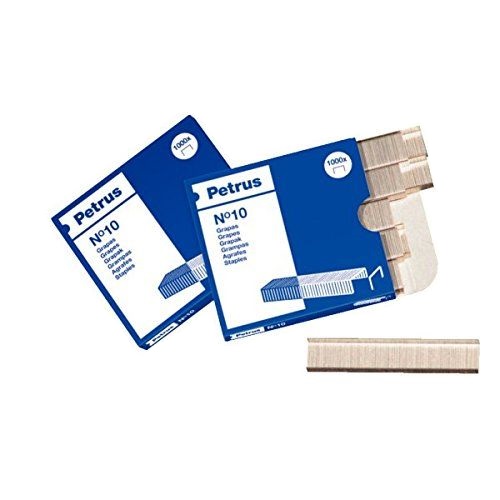 Grapas galvanizadas nº 10 Petrus – 1000 uds