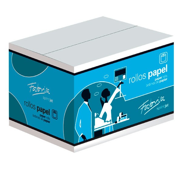 Rollos de papel sumadora Electra – 57×65 × 12 mm, pack 10 uds