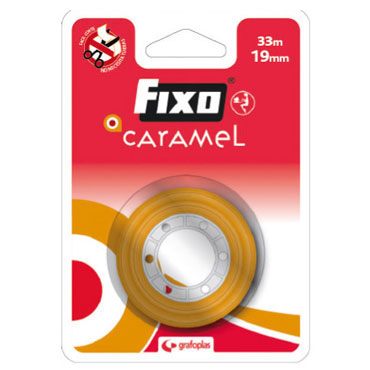Cinta adhesiva Fixo Caramel 