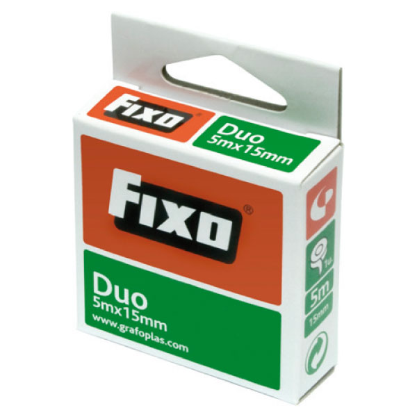 Cinta adhesiva doble cara Fixo