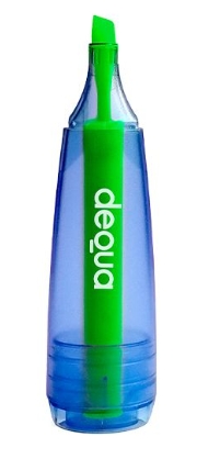 Marcador fluorescente Dequa – plástico reciclado*