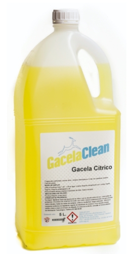 Garrafa 5 litros limpiasuelos cítrico Gacela Clean Ref. 5587