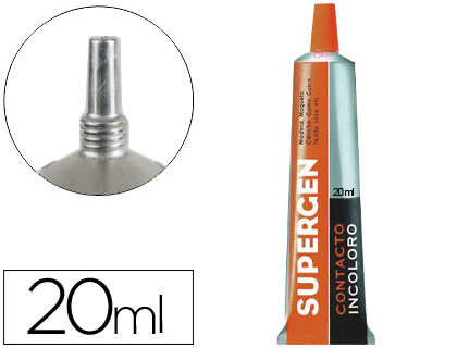 Tubo Pegamento Supergen Contacto Incoloro 20 ml o 40 ml – Alta Resistencia 