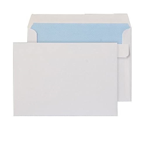 Sobres tamaño cuarto – 176×231 mm, blancos, pack 25 uds