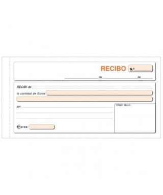 Talonario recibos LOAN – 2 H, original y copia