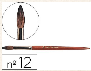 Pincel redondo escolar Artes – nº 12