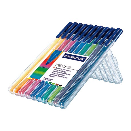 Rotuladores punta fina Staedtler Triplus Fineliner – pack 10 uds