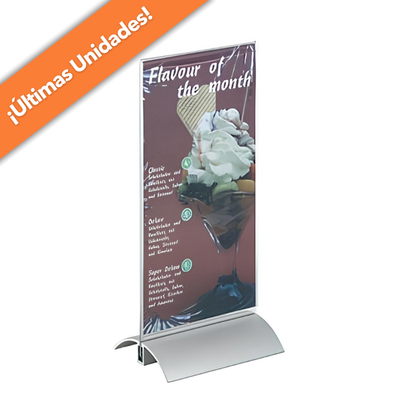 Expositor de sobremesa 1/3 A4 Durable Presenter – 107×237×85 mm