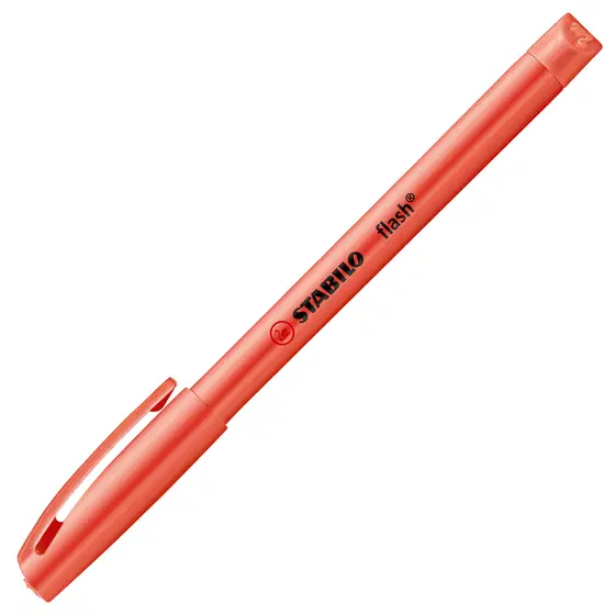 Marcador fluorescente Stabilo Flash – salmón, punta biselada