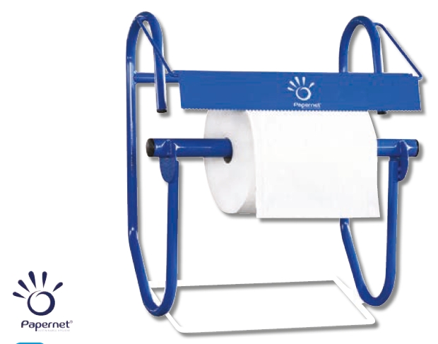 Dispensador de pared para bobina industrial Papernet – mandril 40 cm