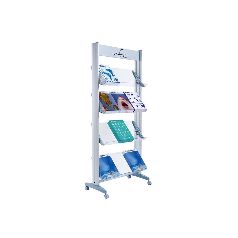 Expositor móvil tipo revistero Paperflow XL – 12 A4
