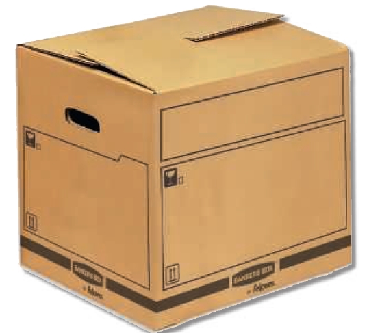 Caja de transporte y mudanza Fellowes – 65 l, 500×350×370 mm