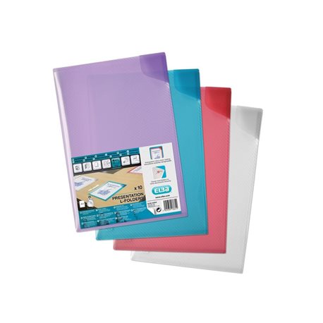 Pack de 10 dossiers A4 Elba Hawai con cierre de seguridad – Ref. 400030223