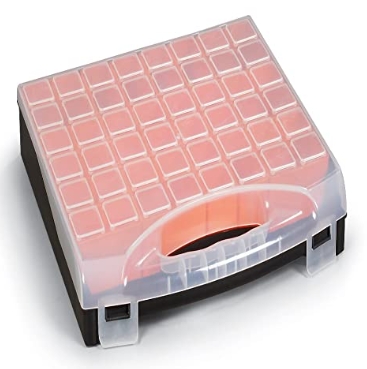 Maletín organizador Viso de polipropileno con 24 casillas móviles – 400×380×55 mm (Ref. 41/24)